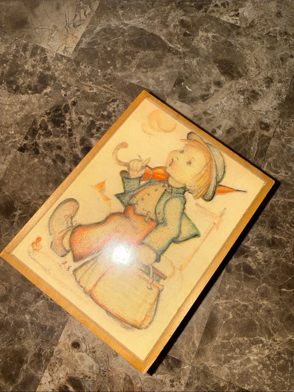 Vintage Deichert Hummel Music Box 